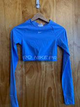 Load image into Gallery viewer, Size XS Nike Blue Women's Long Sleeve Shirt
