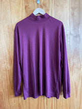 Load image into Gallery viewer, Size Large Tall L.L. Bean Maroon Women&#39;s Long Sleeve Shirt
