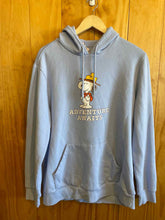 Load image into Gallery viewer, Size Large Hybrid Apparel Light Blue Women's Hoodie

