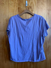 Load image into Gallery viewer, Size XXXL Life is Good Light Purple Women's Short Sleeve Shirt
