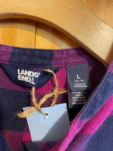 Load image into Gallery viewer, Size Large Lands End Purple Women&#39;s Long Sleeve Shirt
