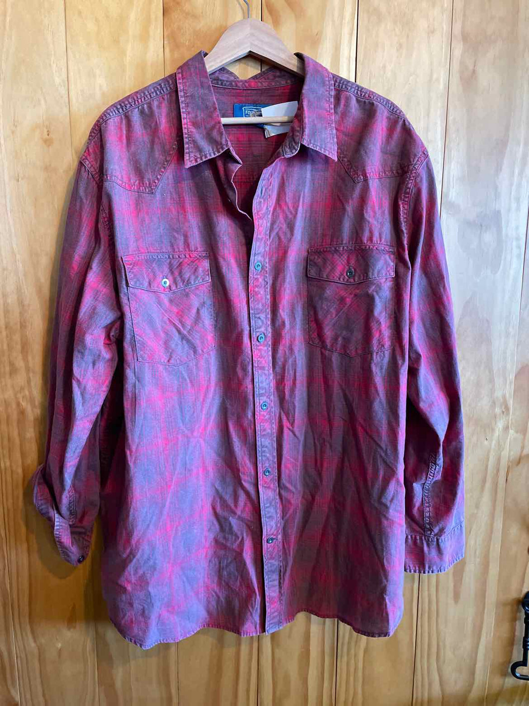 Size 2XL The Foundry Supply Co. Men's Long Sleeve Shirt