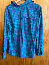 Load image into Gallery viewer, Size X-Large Duluth Trading Blue Women's Flannel
