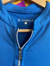 Load image into Gallery viewer, Size Large Sofibella Blue Women&#39;s Long Sleeve Shirt
