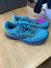 Load image into Gallery viewer, Women&#39;s Shoe Size 9 Saucony Light Blue Trail Running Shoes
