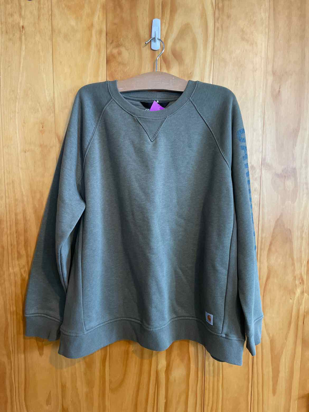 Size 2XL Carhartt Green Women's Sweater & Sweatshirt
