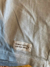 Load image into Gallery viewer, Size XL Life is Good Light Blue Women&#39;s Short Sleeve Shirt
