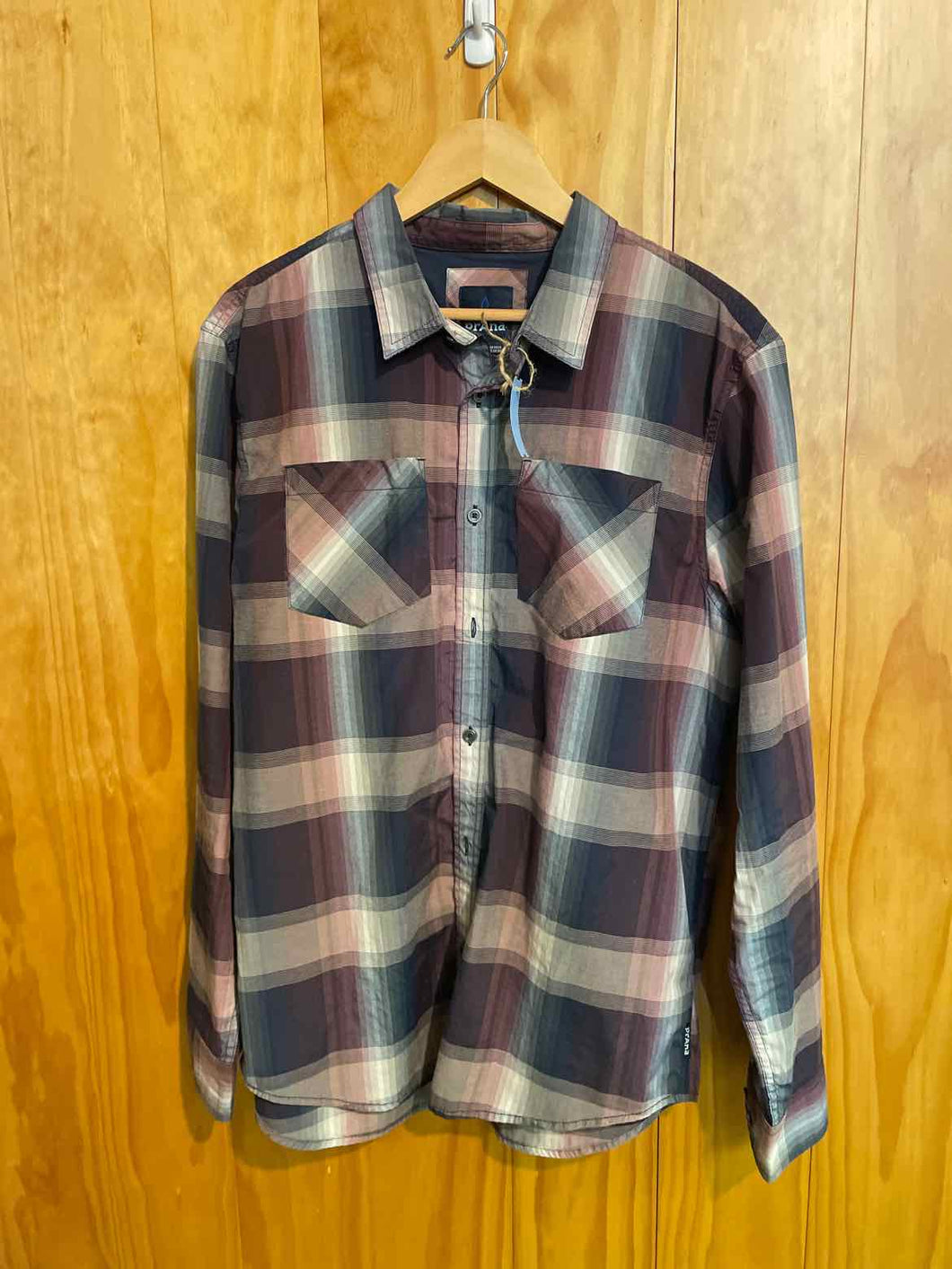 Size Large Prana Men's Long Sleeve Shirt