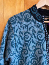Load image into Gallery viewer, Size Medium Icelandic Design Teal Women's Sweater &amp; Sweatshirt
