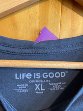 Load image into Gallery viewer, Size X-Large Life is Good Men's Short Sleeve Shirt
