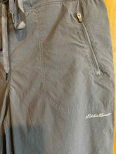 Load image into Gallery viewer, Size Medium Eddie Bauer Grey Women's Hiking Pants

