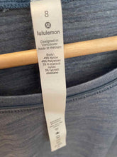 Load image into Gallery viewer, Size 8 Lululemon Blue Women's Short Sleeve Shirt
