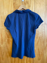 Load image into Gallery viewer, Size M GH Bass &amp; Co. Navy Women's Short Sleeve Shirt
