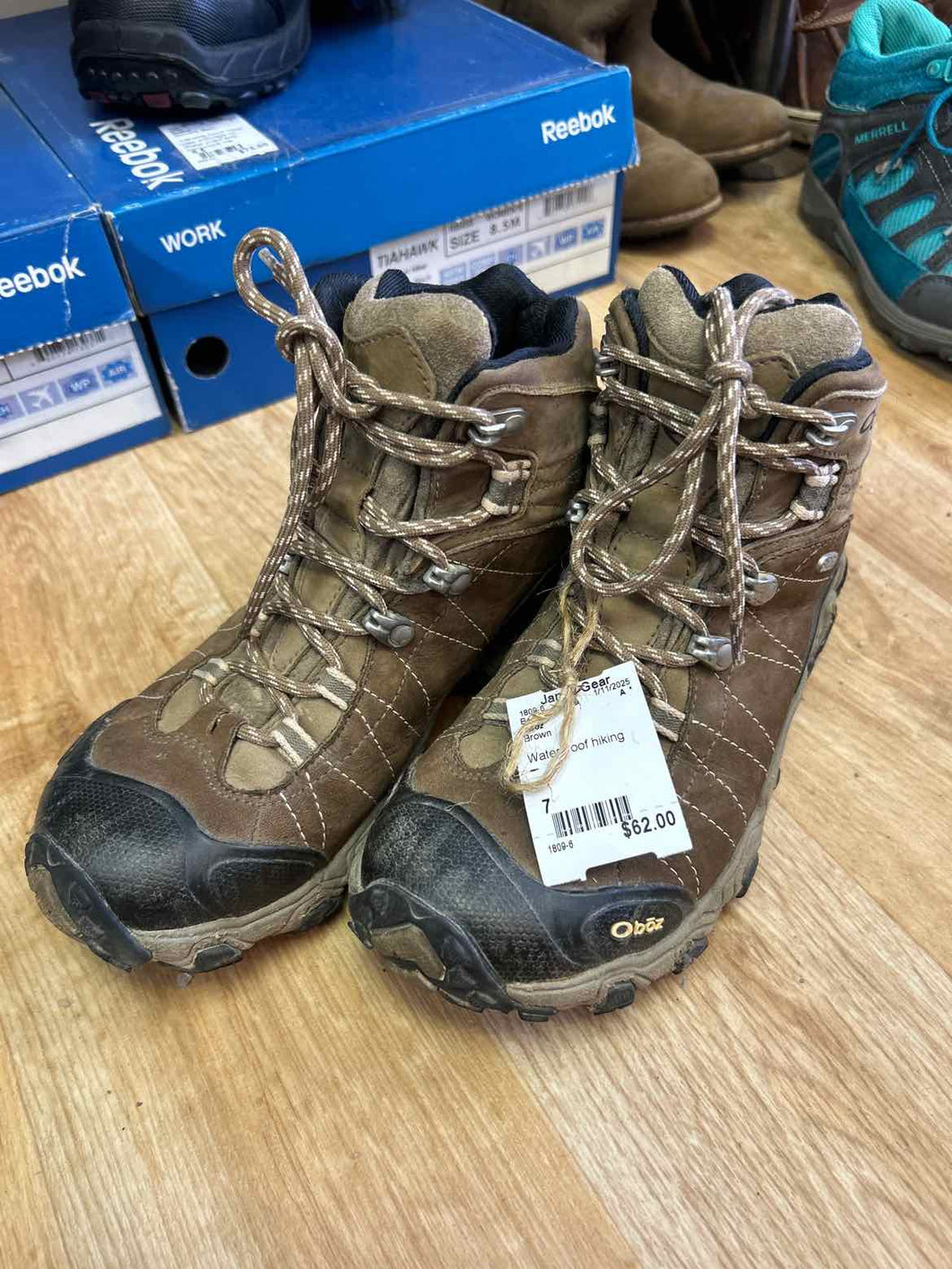 Shoe Size 7 Oboz Brown Boots