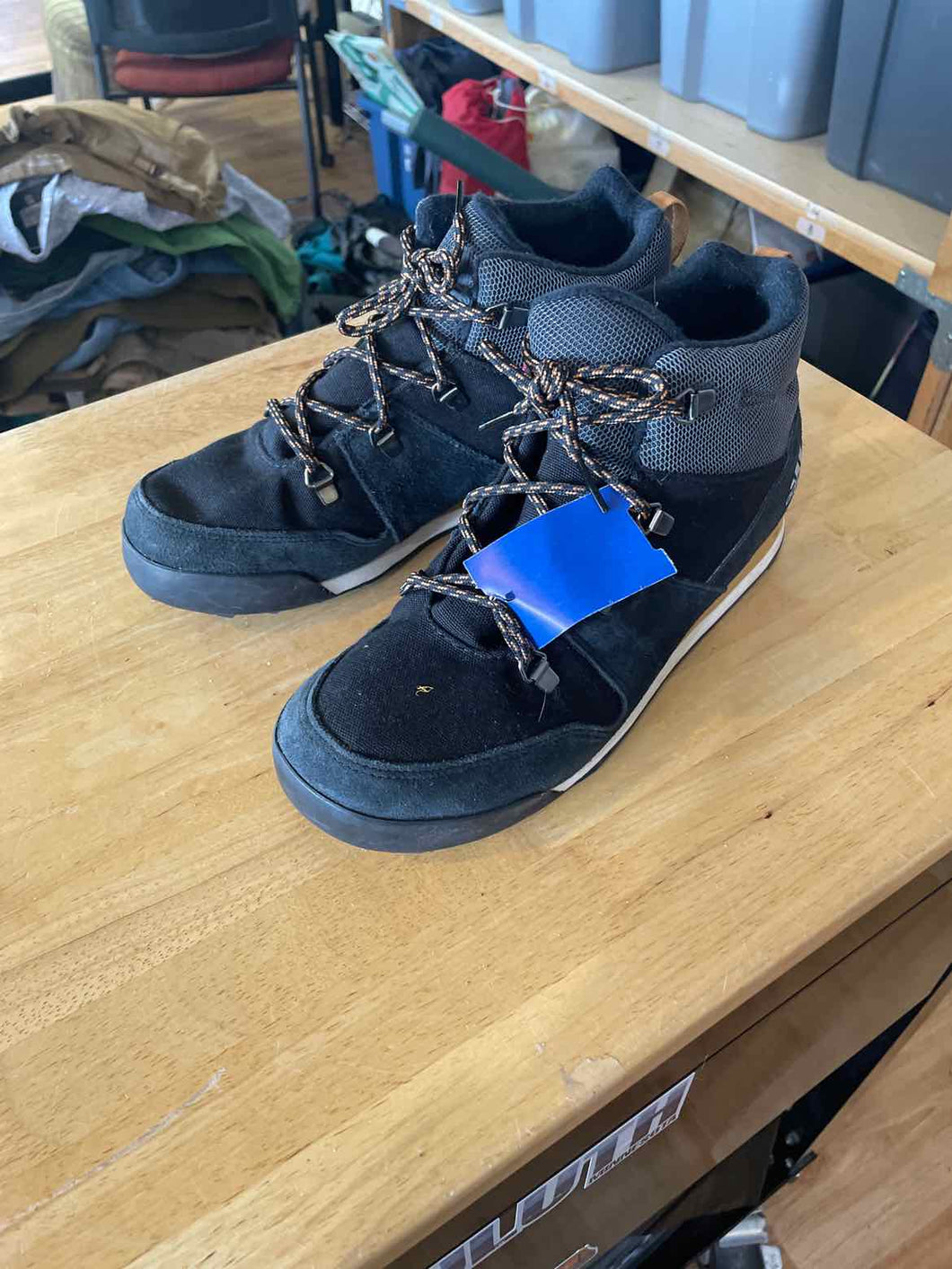 Shoe Size 6 Adidas Black Hiking Shoes