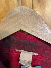 Load image into Gallery viewer, Size L Duluth Trading Co. Red Women&#39;s Flannel
