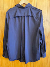 Load image into Gallery viewer, Size XL Lands End Navy Women's Long Sleeve Shirt
