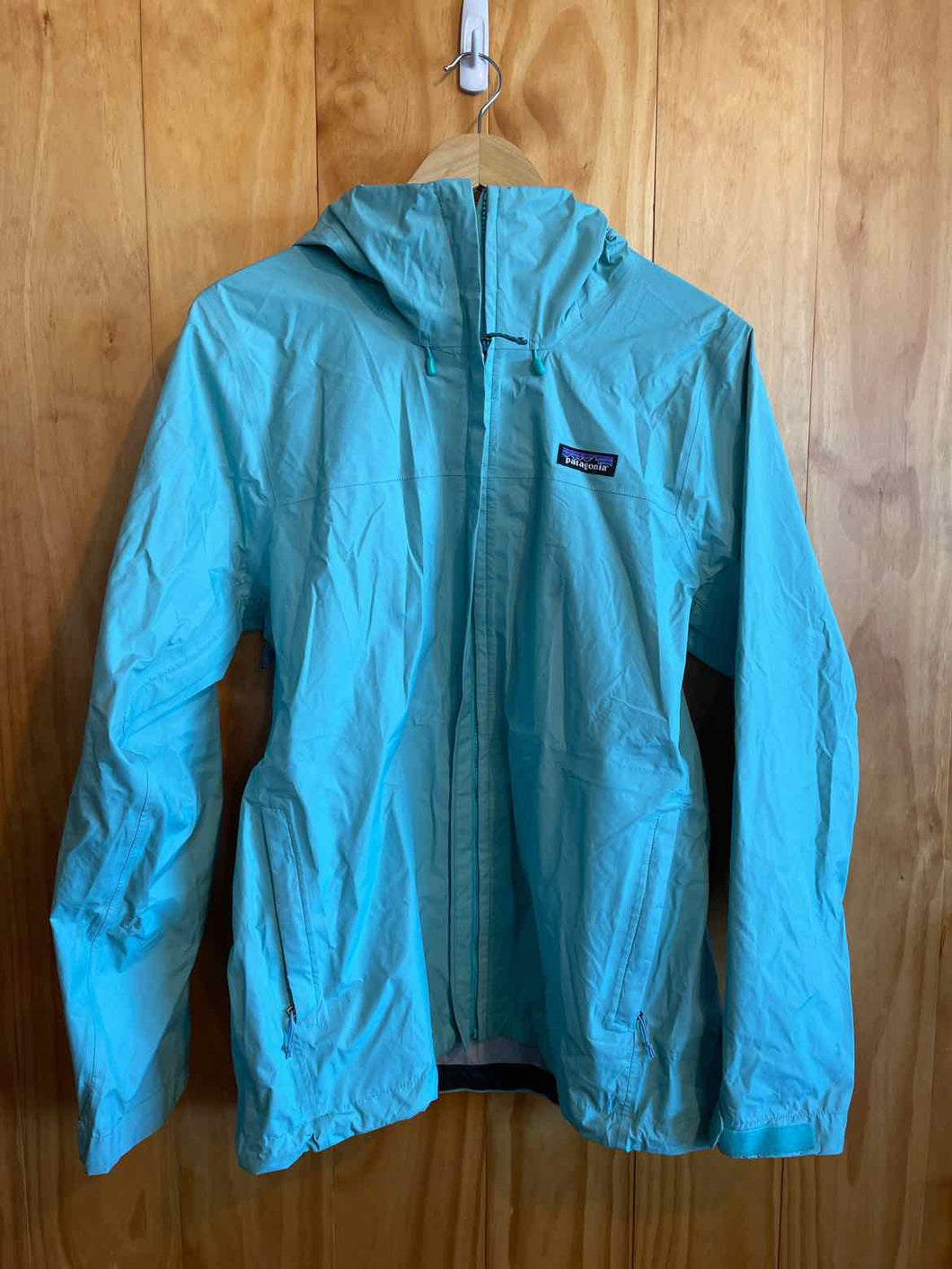 Women Size Large Patagonia Teal Women's Rain Jacket