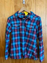 Load image into Gallery viewer, Size 2 Patagonia Blue Women's Flannel
