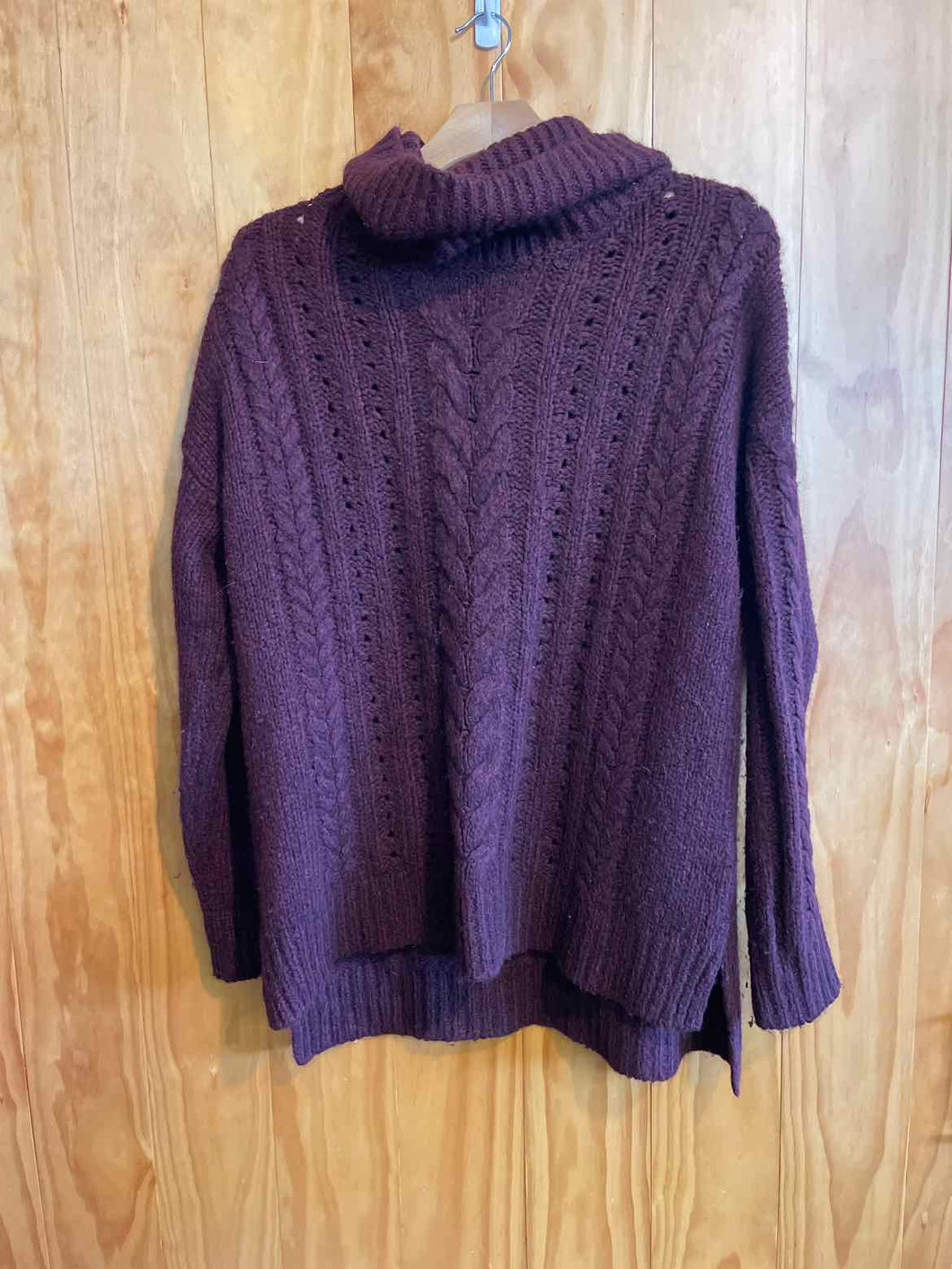 Size XL Smart Wool Maroon Women's Sweater & Sweatshirt