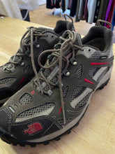 Load image into Gallery viewer, Shoe Size 11 The North Face Grey Hiking Shoes
