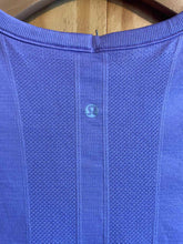 Load image into Gallery viewer, Size 6 Lululemon Purple Women&#39;s Short Sleeve Shirt

