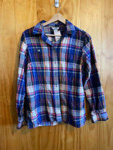 Load image into Gallery viewer, Size S Duluth Trading Blue Women's Flannel
