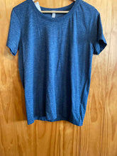 Load image into Gallery viewer, Size 8 Lululemon Blue Women's Short Sleeve Shirt
