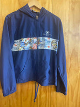 Load image into Gallery viewer, Women Size Large Pacific Whale Foundation Navy Women's Light Jacket
