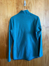 Load image into Gallery viewer, Size L Patagonia Teal Women's Fleece Sweatshirt
