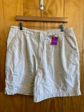 Load image into Gallery viewer, Size 16 St John's Bay White Women's Shorts
