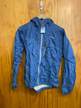 Load image into Gallery viewer, Women Size S Sherpa Adventure Gear Blue Women's Rain Jacket
