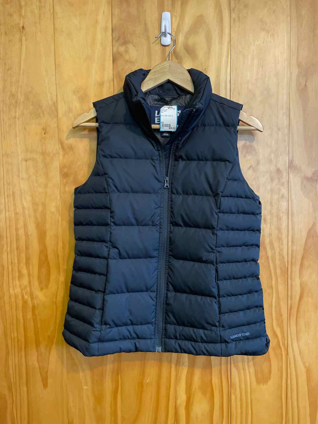 Size XS Lands End Black Women's Vest