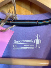 Load image into Gallery viewer, Size Large smartwool Purple Women's Long Sleeve Shirt
