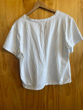 Load image into Gallery viewer, Size Large Athleta White Women's Short Sleeve Shirt
