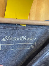 Load image into Gallery viewer, Size L Eddie Bauer Grey Women's Short Sleeve Shirt

