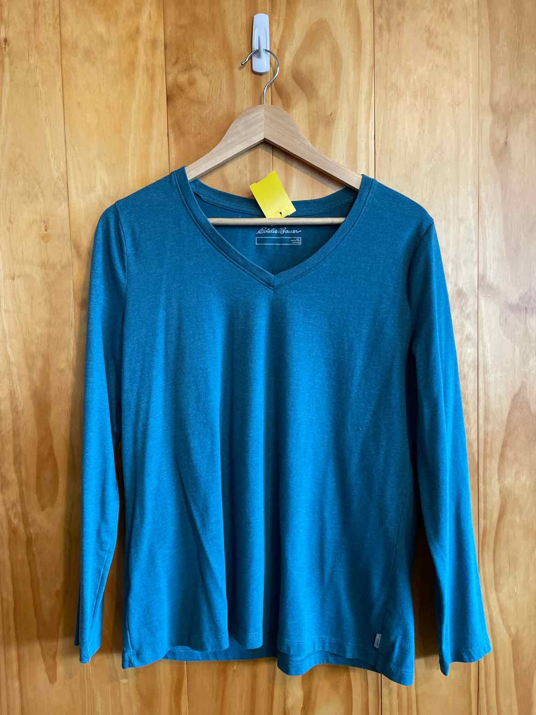 Size X-Large Eddie Bauer Turquoise Women's Long Sleeve Shirt