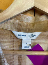 Load image into Gallery viewer, Size L Old Navy Yellow Women's Flannel
