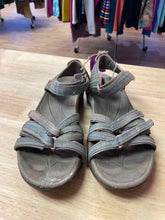 Load image into Gallery viewer, Shoe Size 8.5 Teva Brown Sandals
