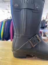 Load image into Gallery viewer, Women's Shoe Size 9 Hunter Black Rain Boots
