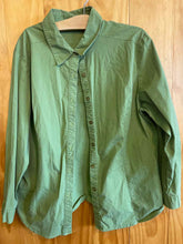 Load image into Gallery viewer, Size XL Real Comfort Green Women's Long Sleeve Shirt
