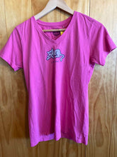 Load image into Gallery viewer, Size S Life is Good Pink Women's Short Sleeve Shirt
