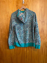 Load image into Gallery viewer, Size Medium Sherpa Teal Women's Hoodie
