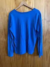 Load image into Gallery viewer, Size L 4Ocean Blue Women's Long Sleeve Shirt
