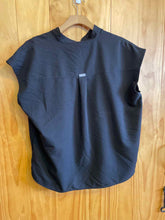 Load image into Gallery viewer, Size XL Figs Black Women&#39;s Short Sleeve Shirt
