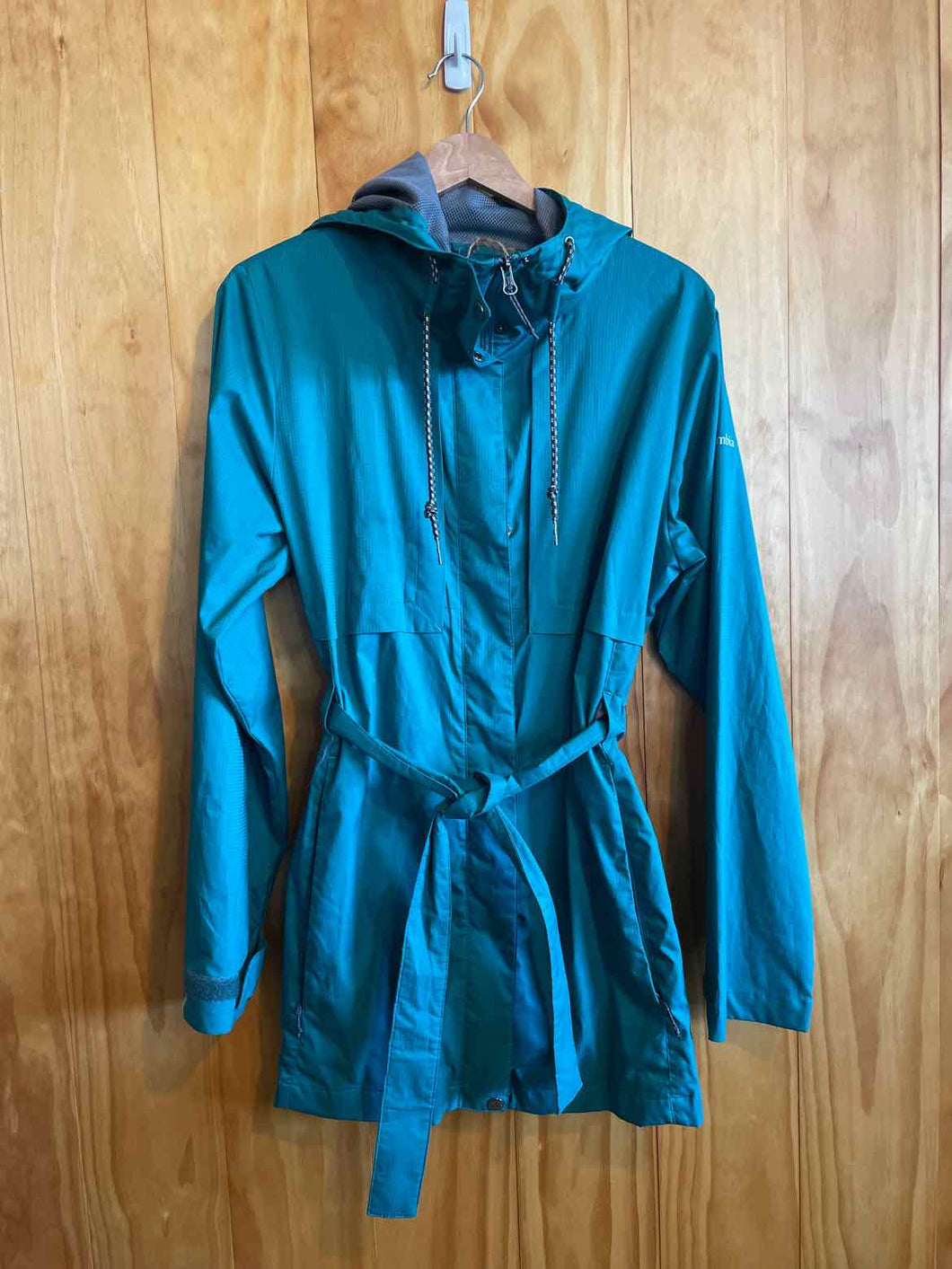Women Size Medium Columbia Teal Women's Rain Jacket