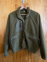 Load image into Gallery viewer, Size Small Free People Green Women's Fleece Sweatshirt
