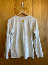Load image into Gallery viewer, Size L Life is Good Cream Women's Long Sleeve Shirt
