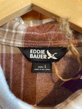 Load image into Gallery viewer, Size Large Eddie Bauer Terracotta Women's Flannel
