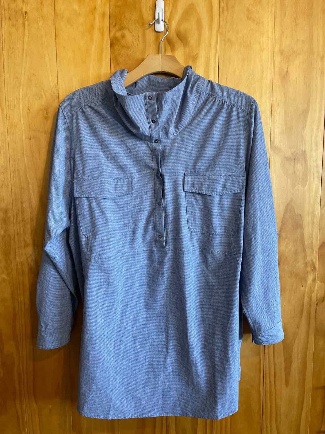 Size 3X Duluth Trading Lavender Women's Long Sleeve Shirt